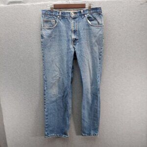 Sonoma Genuine Classic Jean Co. Mens Blue Denim Straight Leg Jeans‎  34x30 READ